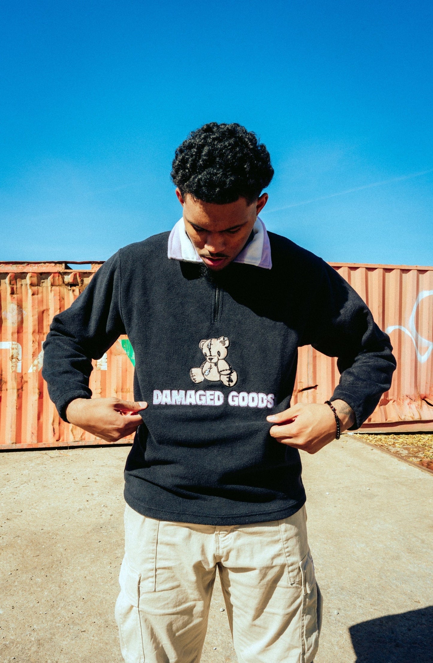 “Damaged Teddy” ¼ Zip