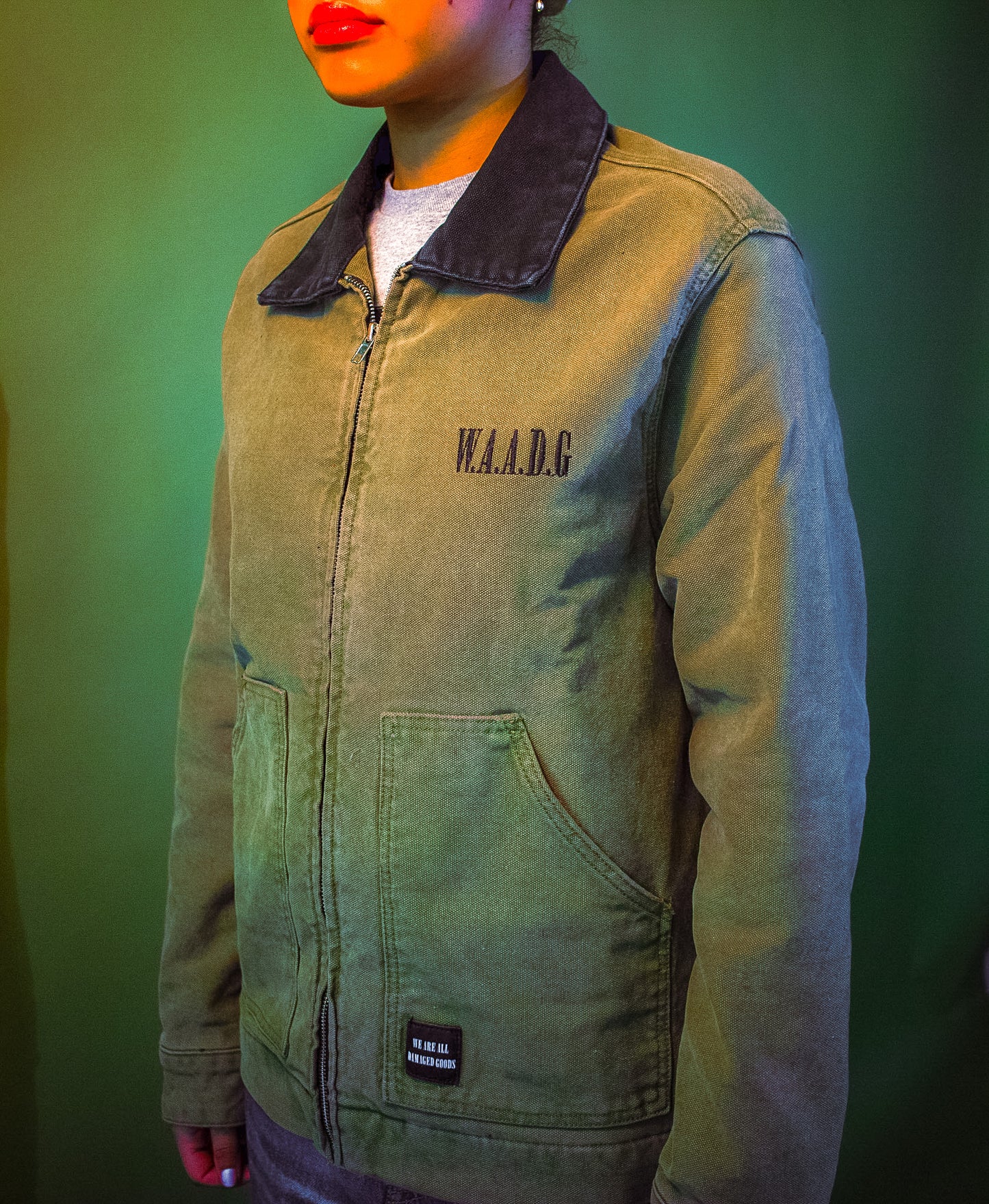 "We Are All Damaged Goods" Workman Jacket
