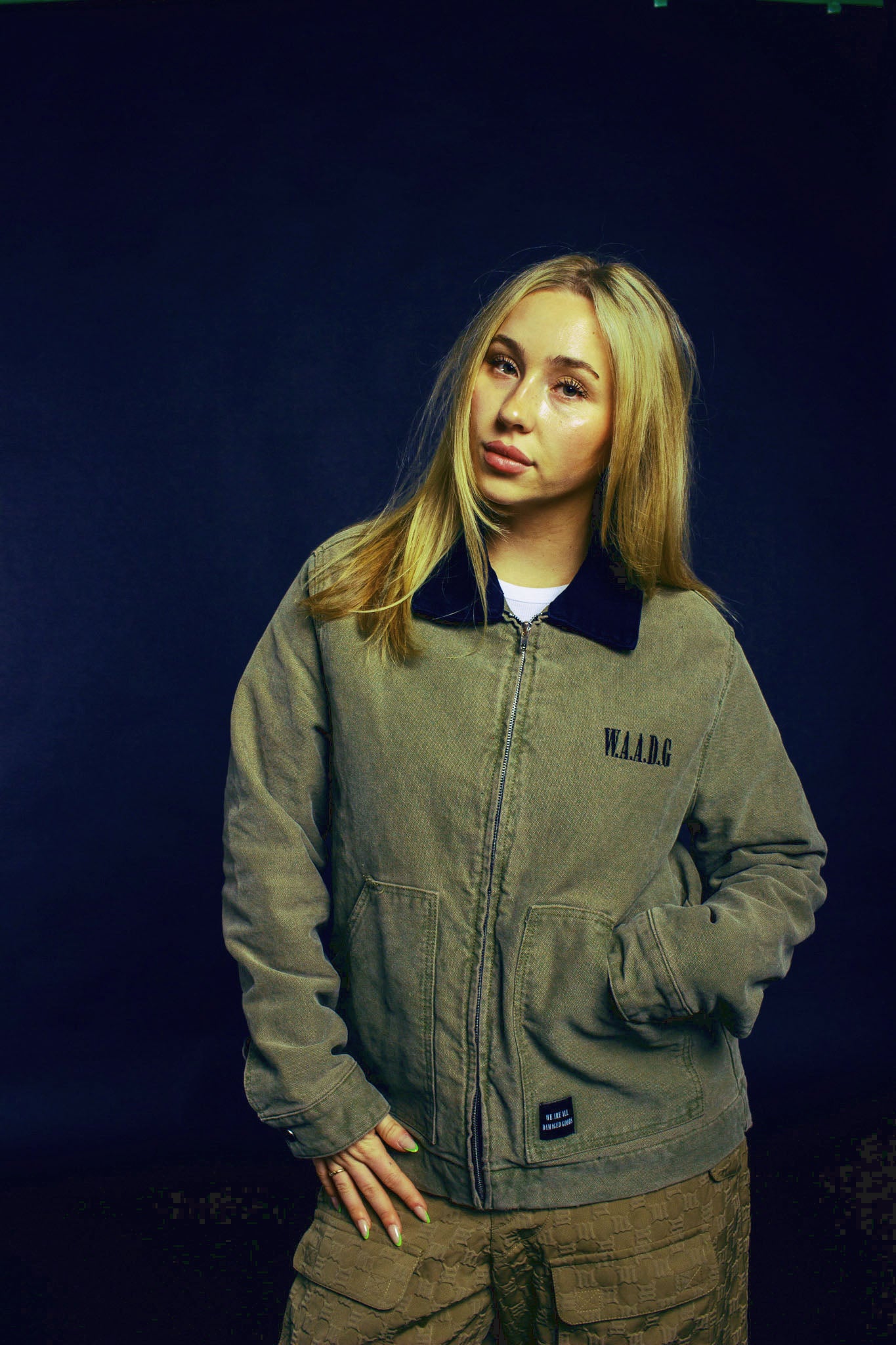 "We Are All Damaged Goods" Workman Jacket