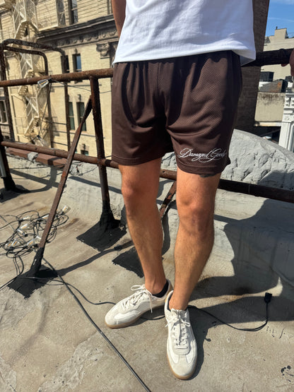 "Rough Draft" Mesh Shorts