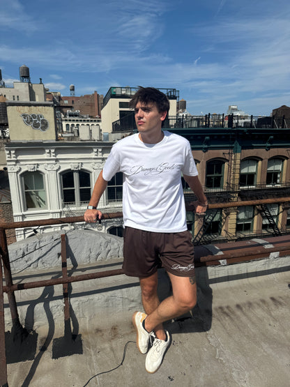 "Rough Draft" Mesh Shorts