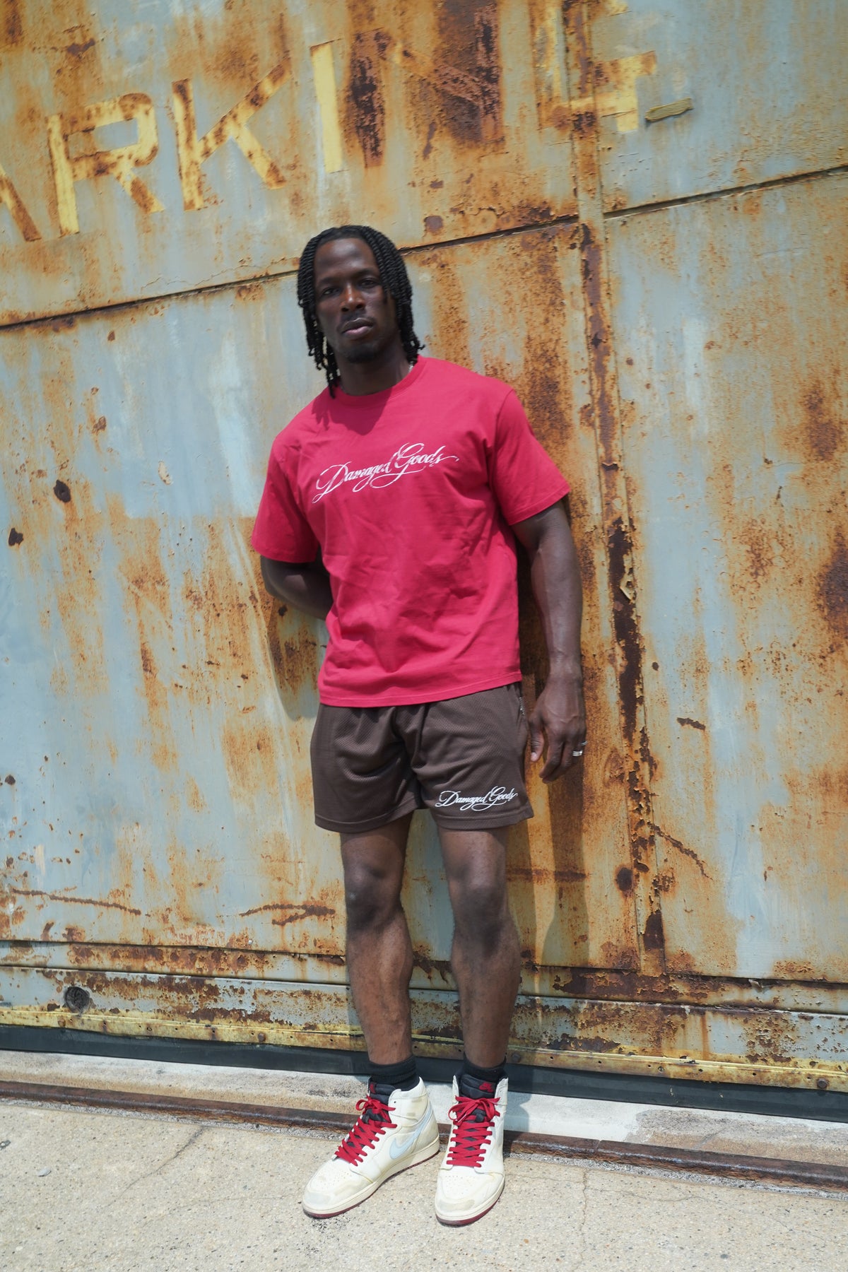 "Rough Draft" Mesh Shorts